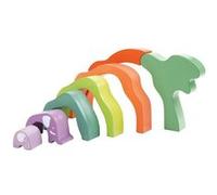 Hape Blocs à empiler Elephant Safari
