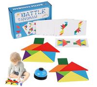 Blocs À Motifs pour La Salle De Classe,Tangram Jouets Éducatifs - Jouets Puzzle avec Formes Géométriques | pour Âgés De 4 À 8 Ans Garçons Maternelle Préscolaire À La Maison Cours De Mathématiques