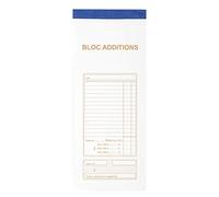 Exacompta Bloc addition autocopiant 9,1 x 22,5 cm 50 feuillets Dupli G