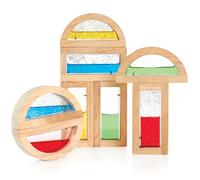 Blocs arc-en-ciel - eau scintillante