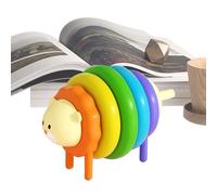Blocs Arc-en-ciels - Rainbow Stacker, Ensemble Rainbow Stacker | Jouet Animal Pour Une Motricité Fine, Apprentissage Précoce Du Jeu Éducatif Préscolaire Blocs Sensoriels Pour Les enfant Pour enfant