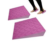 Blocs cales de yoga - Paire de coussins de soutien de , coussinets d'inclinaison en mousse haute densité, de préhension antidérapante, aide à l'alignement pour plusieurs angles |