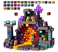 Blocs Construction Magnétiques Enfants, 100 Pièces Magnetic Blocks Hollow pour Construire Mondes Aventure Game-based, Jouet Sensoriel Montessori à Empiler, Cadeaux pour Enfants à partir de 5 6 7 8 9