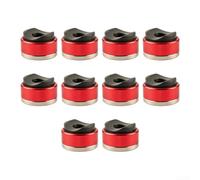 Blocs Coulissants Axe Vélo M5/M6 Anti-Dérapant Blocs Coulissants | Compatible M5/ pour m6, effet anti-glisse, installation sÃ©curisÃ©e, mÃ©tal , lot de 10 piÃ¨ces(Red)