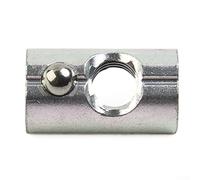 Blocs coulissants en aluminium avec boule à ressort en acier inoxydable - Filetage M8 - Matériel de montage solaire PV - 10/20/50 pièces - Composants résistants aux intempéries pour installation de