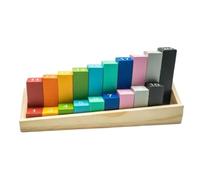 Blocs Cubes Mathématiques Interactif De Tri Mathématique Précoce En Bois