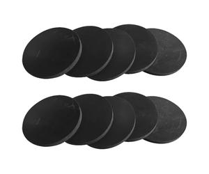 Blocs d'amortisseur en caoutchouc, bloc d'absorption des chocs de 10 pièces, épaisseur tampon rond 5 mm adapté aux équipements d'atelier et appareils lourds(Diameter 68mm)