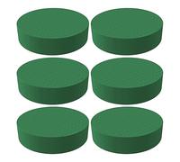 Blocs d'arrangements floraux - Bloc rond en mousse pour fleurs | Blocs de briques en mousse verte | Blocs de fleurs de boue à fleurs cylindriques | Blocs de mousse de fleurs vertes humides