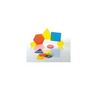 Blocs d'attributs transparents edxeducation - Lot de 60 mini-bocaux - Formes en plastique color es - Accessoire pour bo te lumineuse - Jeu sensor
