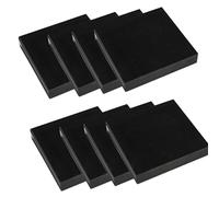 Blocs de banc en caoutchouc massif, 8 pièces, épaisseur 2-10 mm, patins anti-vibrations en caoutchouc 50 x 50 mm, adaptés à la construction et à l'industrie(50x50x2mm)