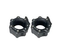 Blocs de barre olympique en nylon noir ION Fitness (paire)