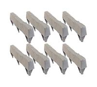 Blocs de bordure de jardin - Style brique en résine, séparateur de pelouse extérieur | Sections durables et résistantes aux UV, assemblage par clipsage, idéal pour les allées, les bordures de jardin e