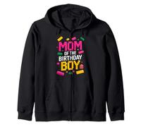 Blocs de Briques de Construction « Mom of The Birthday Boy Master Builder » Sweat à Capuche