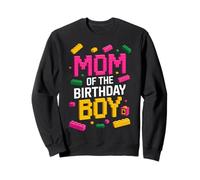 Blocs de Briques de Construction « Mom of The Birthday Boy Master Builder » Sweatshirt