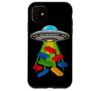 Blocs de Briques drôles Alien UFO Master Builder Cadeaux pour Enfants Coque pour iPhone 11