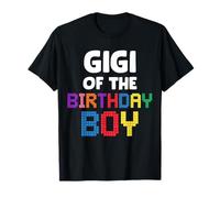 Blocs de Briques Gigi of The Birthday Boy Master Builder T-Shirt