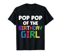 Blocs de Briques Pop Pop of The Birthday Girl Master Builder T-Shirt