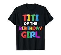 Blocs de Briques Titi of The Birthday Girl Master Builder T-Shirt