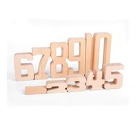 Blocs De Cadran Mathématiques - Toys d'apprentissage en Éducation avec Blocs De Construction Numéro De Bois - Compter Le Jeu pour Promouvoir La Motricité Fine Éducation De La Petite Enfance Et Les