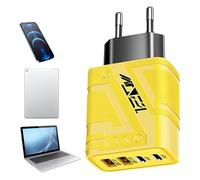 Blocs de charge multi-ports du chargeur mural - Hub de l'adaptateur de fiche USB pour plusieurs appareils | Chargeur mural multi-USB rapide avec IC intelligent, bloc de station de charge portable pour