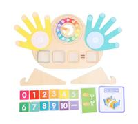 Blocs de chiffres en bois, manipulateurs mathématiques, jouet éducatif pour les tout-petits