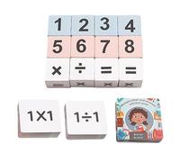 Blocs De Comptage pour Maths - Jouets Éducatifs en Bois pour Jeunes | Jeu De Mathématiques Multiplication Et Division - pour Garçons Filles Élèves du Primaire Salle De Classe École Programme Scolaire
