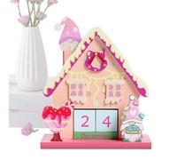 Blocs de compte à rebours de Noël - Calendrier de l'Avent Compte à rebours pour Noël | Jours décoratifs jusqu'au calendrier de l'Avent de Noël : compte à rebours anticipé en bois pour lui