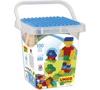 Blocs de construction 100 pièces dans un seau Unico