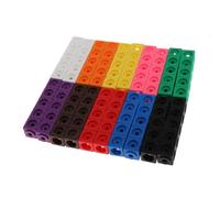 Blocs De Construction 100 Pièces, Jouet De Maths Éducatif De Comptage De Liaison Cubes, Cadeaux Pour Bébés Éducatifs De Développement Précoce À Faire Soi-Même