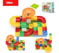 Blocs De Construction 3d, 54/108 Pièces, Parcours De Billes, Labyrinthe, Piste, Briques, Jouets Éducatifs, Cadeaux, Bricolage