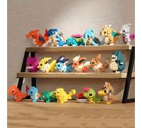 Blocs de construction à particules Pokémon sans boîte. Monstres de poche Rayquaza, Kyogre, Groudon. Décoration de chambre, jouet éducatif de Noël, modèle d'assemblage, ornements de personnages d'anime