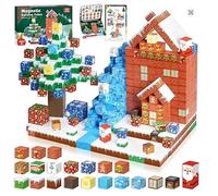 Blocs de construction aimantés pour créer un monde de Noel style Minecraft - TEKPLAY - 150 pièces - Jouet enfant