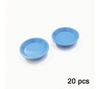 Blocs De Construction Alimentaires, Accessoires Pour Ami De La Ville, Chips De Pain, Poulet Rôti, Pizza, Hot Dog, Poisson, Fruits, Carottes, Panier, Briques Moc Classiques--10 Pcs Disc Blue