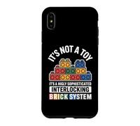 Blocs de Construction Amusants Maître de Construction Briques Blocs Jouets Coque pour iPhone XS Max