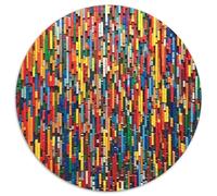 Blocs de Construction colorés 1000 Piece Jigsaw Puzzle for Adults Educhational Games Stress Relief Puzzle Cultivate The Spirit of Teamwork for Men, Women, Elders, Seniors 1000pcs (67.5x67.5cm)