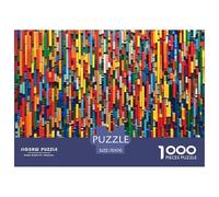 Blocs de Construction colorés 1000 Pièces Puzzles pour Adultes sur Le Thème De coloré Premium Quality Jeu Éduchatif Loisir Détente Écologique Matériaux Recyclés 70x50cm/1000pcs