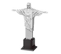 Blocs de construction de 45,7 cm en forme de croix de Jésus-Christ. Une représentation calme et religieuse qui aide à soulager le stress. Idéal comme cadeau chrétien pour la décoration de la maison ou