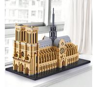 Blocs de construction de bâtiments célèbres dans le monde: 7380 pièces Cathédrale Notre-Dame / 5466 pièces Colisée / 4669 pièces Empire State Building / 4060 pièces Tour de Londres / 3585 pièces Tour 