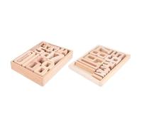 Blocs de construction de chiffres en bois - Jouets de reconnaissance de chiffres, manipulations d'apprentissage des mathématiques, cubes d'apprentissage empilables, blocs numériques, outils de