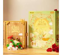 Blocs de construction de conte de fées du petit Prince, ensemble de livres stéréoscopiques Rose, Puzzle, jouet, modèle d'ornement, cadeau de Collection 518302
