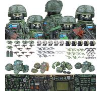 Blocs de construction de figurines des forces spéciales de ville, Service aérien spécial britannique, soldats de l'armée SWAT américaine et russe, armes militaires, jouet en briques N021