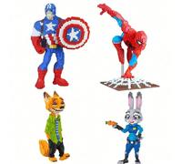 Blocs de construction de jeu de luxe Marvel Spider-Man, modèles, jouets éducatifs, convenant à l'éducation scientifique DIY, jeux de dessins animés et d'anime, blocs de construction mignons kawaii, dé