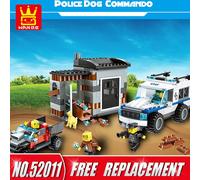 Blocs De Construction De La Série City Police, Chien De La Police, Commandement, Briques De 380 Pièces, Jouets Éducatifs Pour Enfants, Cadeaux Pour Enfants, No.52011