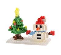 Blocs De Construction De Noël À Assembler, Mini Personnage De Dessin Animé, Puzzle, Jouet Éducatif, Cadeau Pour Enfants