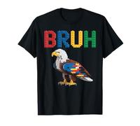 Blocs de Construction Eagle Brick Builder America Funny Kid Eagles T-Shirt