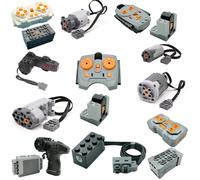 Blocs de construction électroniques techniques MOC, accessoires de modification, micro-moteur, pièces de fonctions de puissance RC, briques créatives DIY pour voitures, jouets GF02-L
