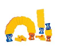 Blocs de construction empilables avec arche à fromage, souris, tour à gâteau, bloc de Balace, jeu de plateau, jouets de fête pour enfants, cadeaux