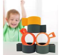 Blocs De Construction Empilables En Silicone, Jouets Pour Filles Et Garçons, Cadeaux D'Anniversaire