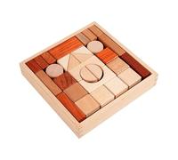 Blocs de construction en bois, jouets éducatifs à empiler pour , jeu d'apprentissage créatif pour les 5 à 7 ans, ensemble de jeu durable pour salle de classe et maison, améliore la résolution d