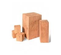Blocs de construction en chêne, blocs de construction en bois de chêne massif 20x20x...cm, colonnes de chêne, blocs décoratifs huilés, décoration en bois pour la maison, produit naturel, style